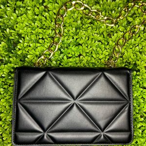Black Leather Crossbody Purse